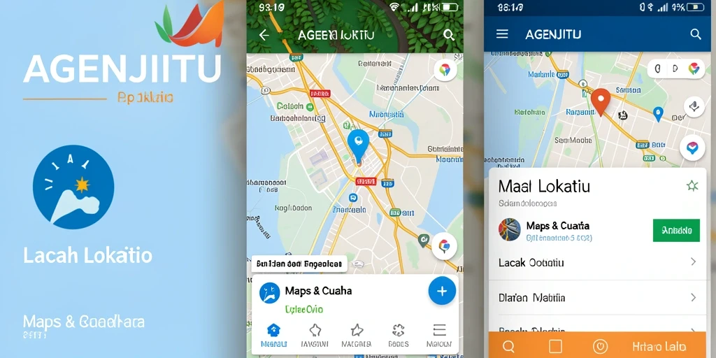 Screenshot AGENJITU menunjukkan antarmuka Lacak Lokasi yang informatif.