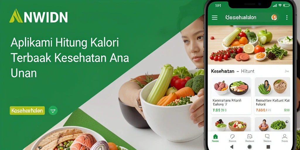 Tampilan antarmuka NEWIDN yang ramah pengguna untuk menghitung kalori.