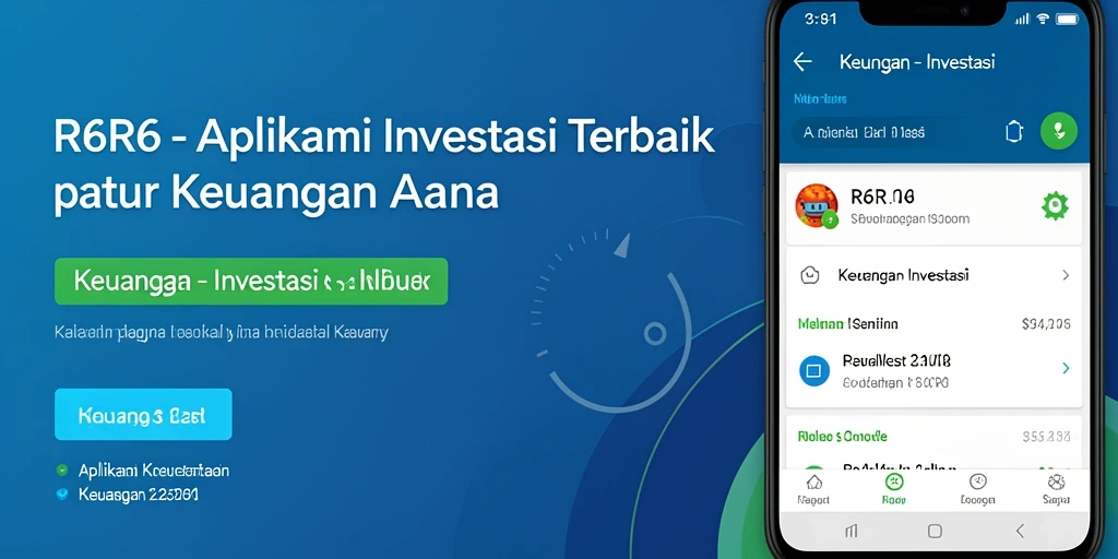 Tampilan antarmuka R6R6 yang intuitif untuk investasi.