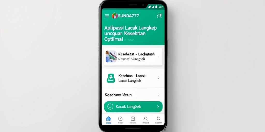 Antarmuka SUNDA777 menampilkan statistik langkah harian yang menarik.